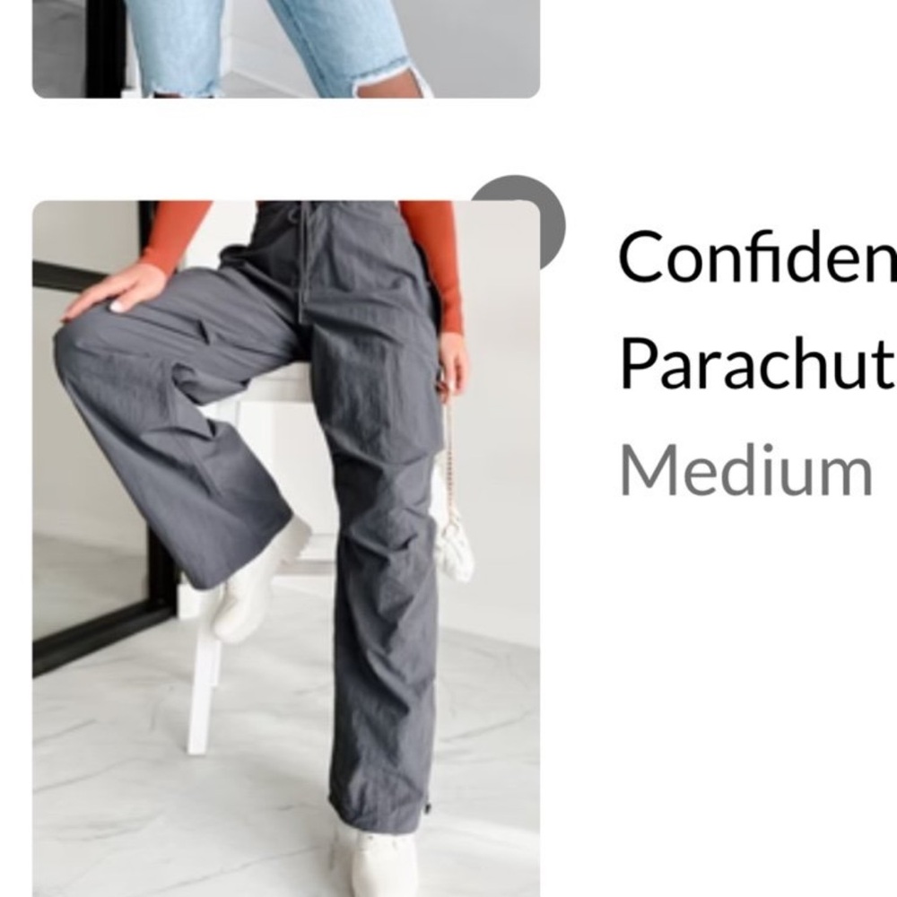 NanaMacs Gray Wide-Leg Pants